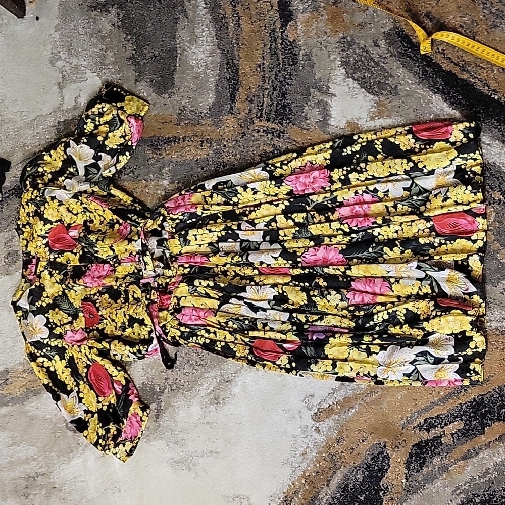 Vintage 1980's Midi Dress